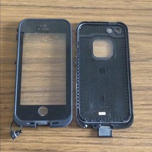 Black Lifeproof Phone case